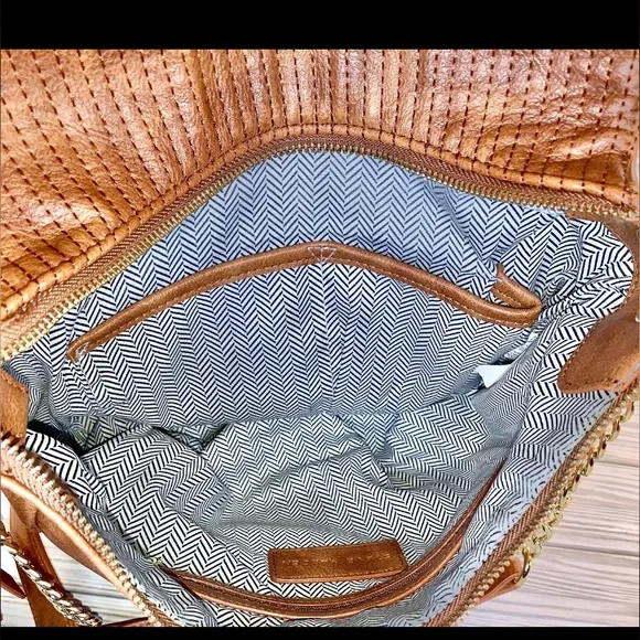 sOLD Steve Madden Brown Vegan Leather Crossbody Satchel - Picture 11 of 16